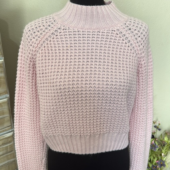 DIVIDED PINK KNITTED SWEATER - Picture 3 of 5